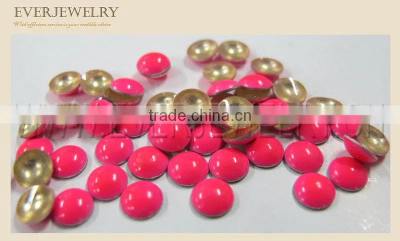 hot fix motif stud,dome stud hot fix,metal dome hot fix
