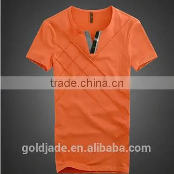 2017 New Item Casual V Neck Various Size Color T Shirts for Men