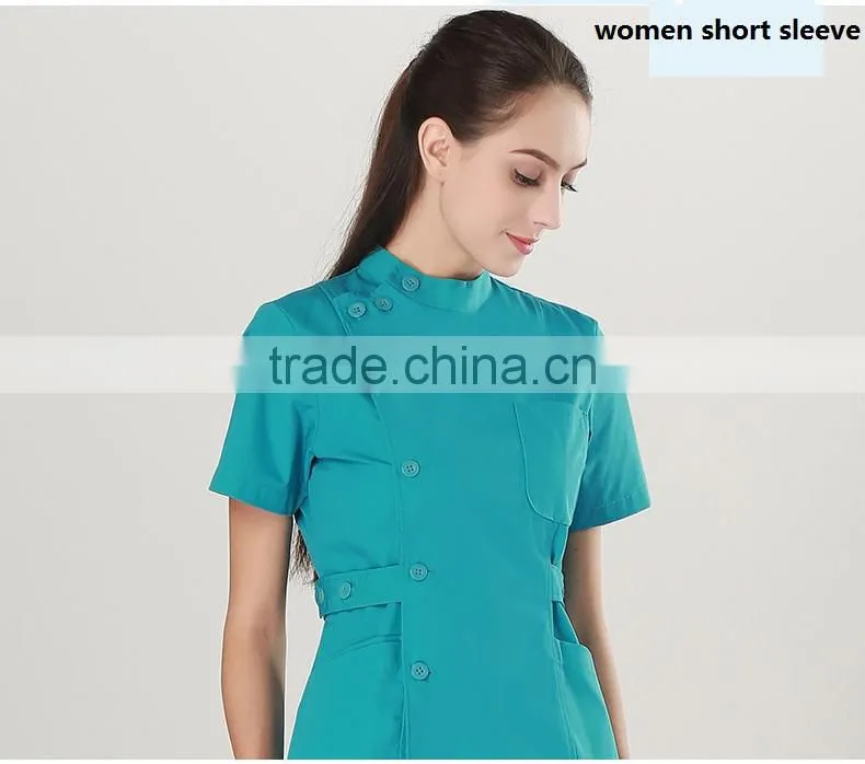 Nurse short sleeve wear dental and oral doctor apparel summer medical uniform scrubs suits