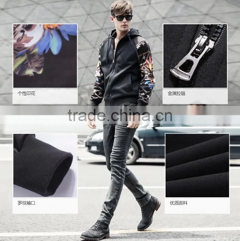 Fashion Custom Zipper-up Sublimation Hoodies