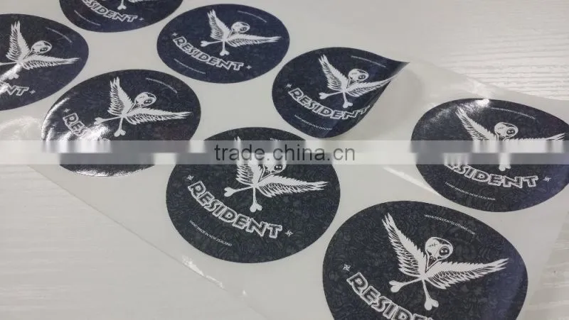 waterproof unti-UV custom sticker design/die cut vinyl sticker