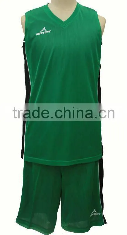 Reversible mesh jersey and short