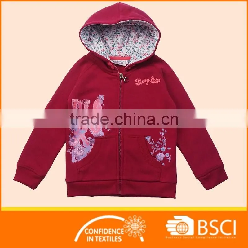 Kid Winter Gradient Print Girls Jacket Wear