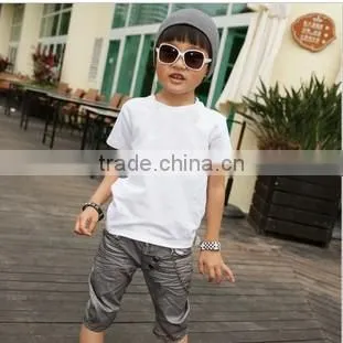 top quality Tshirt & Custom Summer Boy's And Girl's T shirt& Wholesale Kids Short Sleeve Blank Custom T shirt