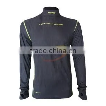Outdoor Base Layer Thermal Underwear Clothes with Wind-stop Fabric