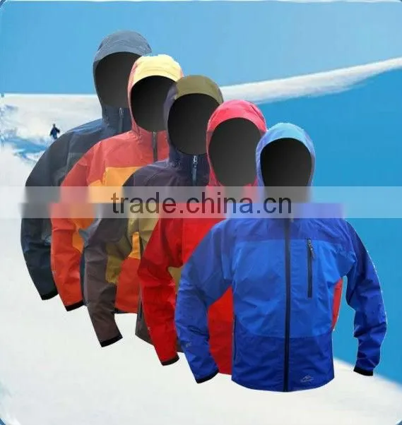 Sports jacket custom design, 2013 new fashionable winter sports jackets with hood unisex, high quality stylish sports jacket