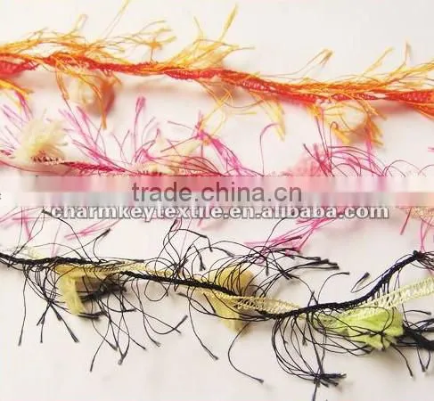 2015 new fashionable style cheap price polyester fancy air textured yarn for knitting