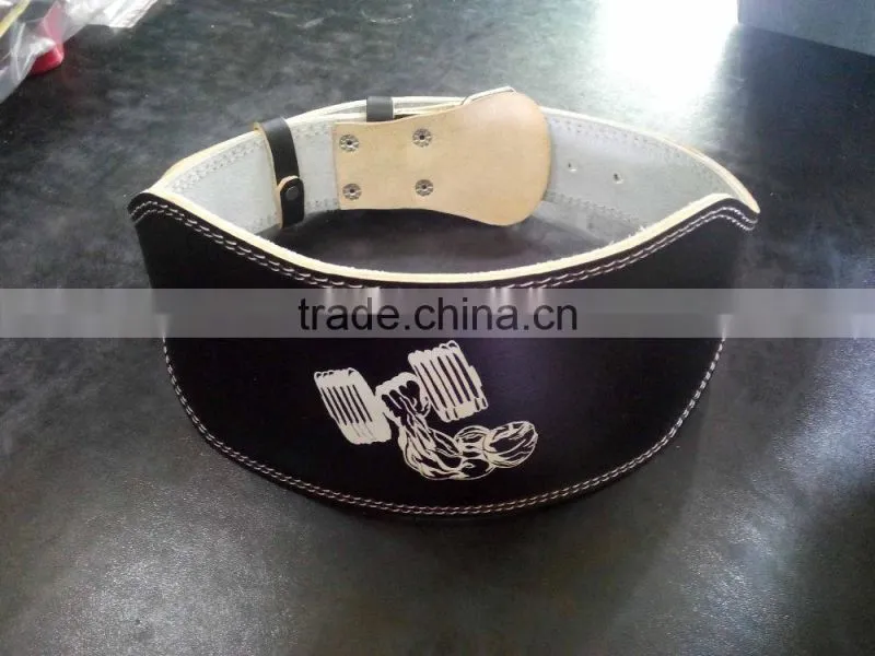 Custom 6" leather belt /Gym leather belt /weight lifting belts