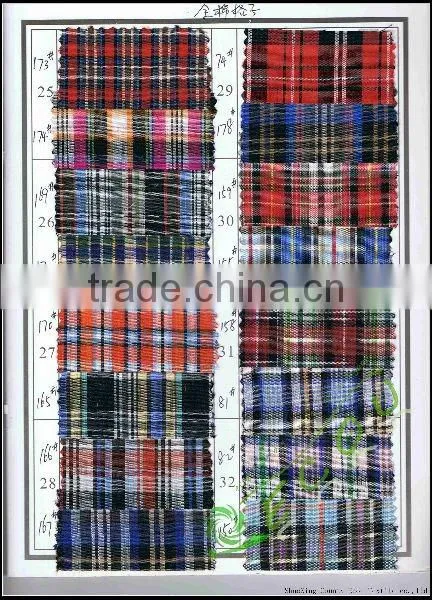 Shrink-Resistant cotton yarn dyed fabric