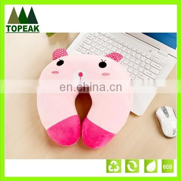 Children U shaped neck pillow cutting animal soft cute cartoon travelling U-shape pillow