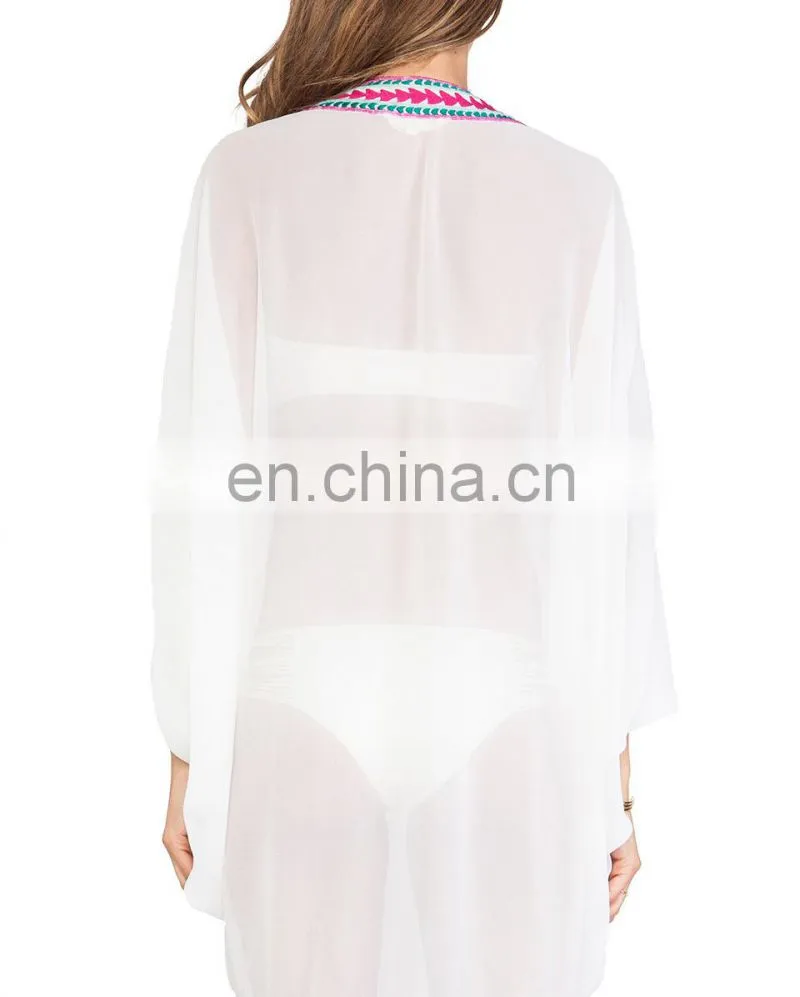 CHEFON Ladies fashion kimono maxi dress