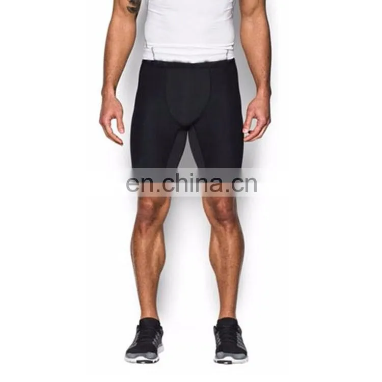 breathable slim cut and sew wholesale compression shorts
