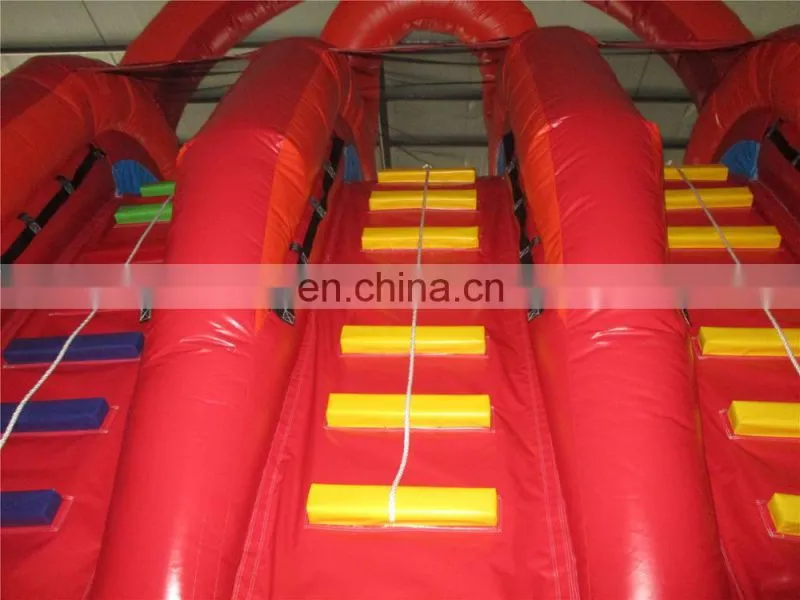 Hot sale factory price baby toys blue and red inflatable slide / amusement park water slide for sale