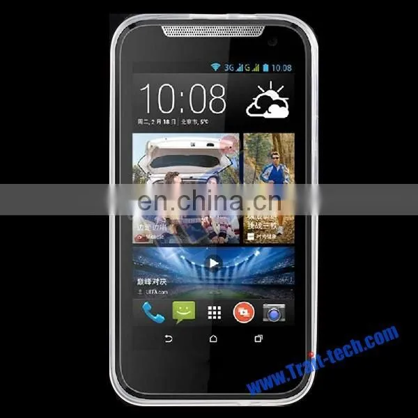 Large Stock New Arrived Smooth Flexible Gel TPU Back Case for HTC Desire 310