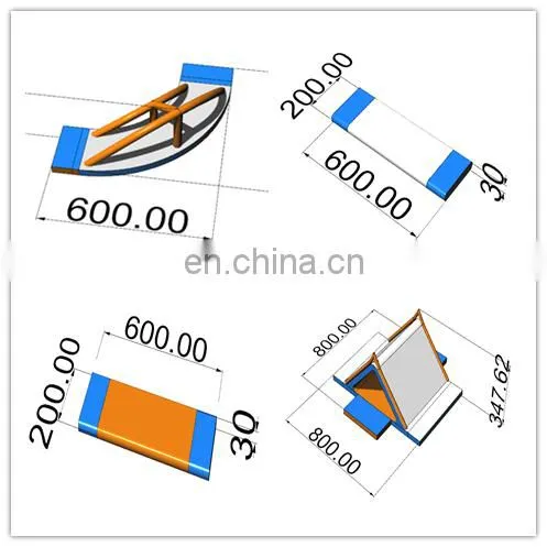 customized designed Giant Inflatable Water Park