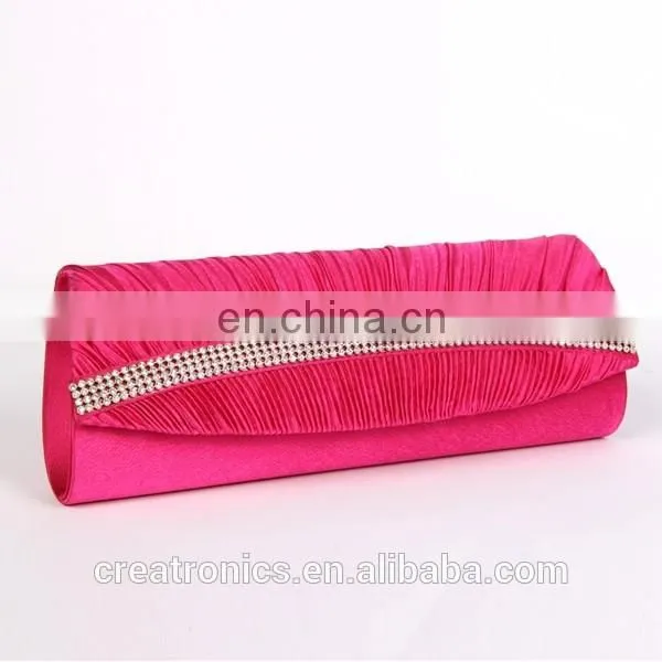 CR Professional reseach and development group western styles polyester material wrinkled rose red color new arrival wholesale pu