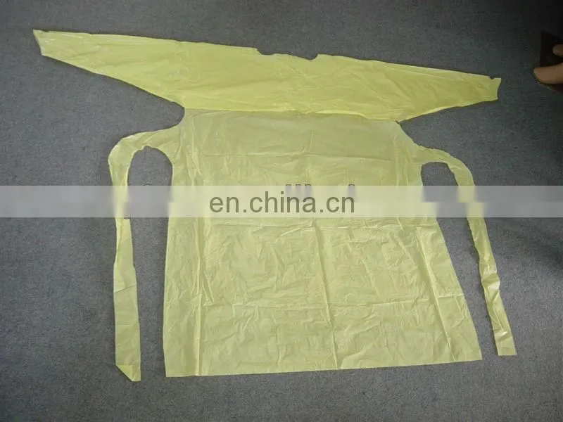 Waterproof Plastic CPE Gown/Disposable Nursing Hospital Gown