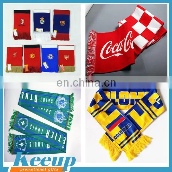American football fans scarf for Christmas promotional gifts