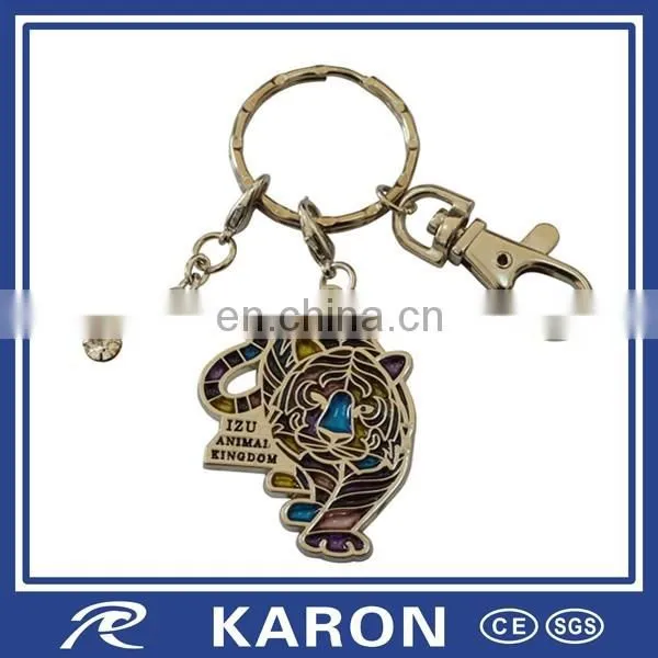 quality wholesale custom logo aluminum keychain for cheap
