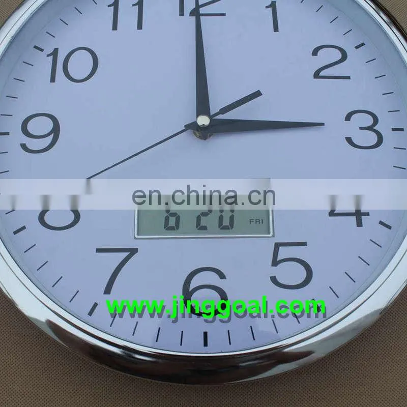 Wall clock with calendar
