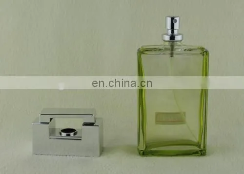 110ml rectangle square perfume glass bottle