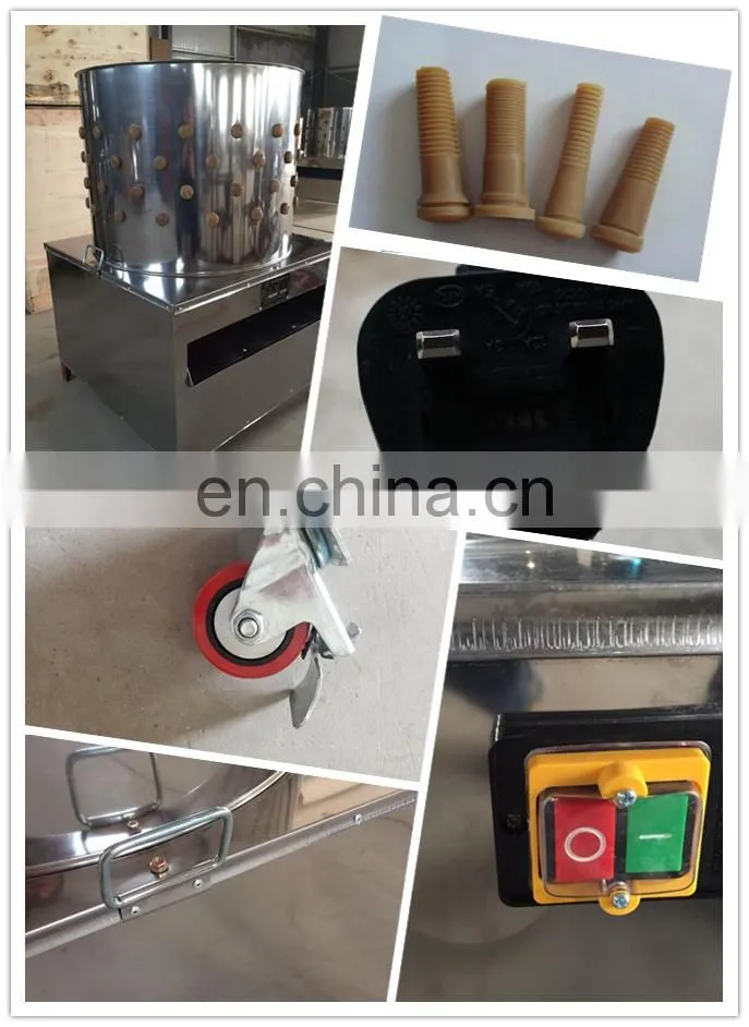 TM-65 Stainless steel poultry plucker used turkey chicken goose feather plucking machine/poultry feather plucking machine