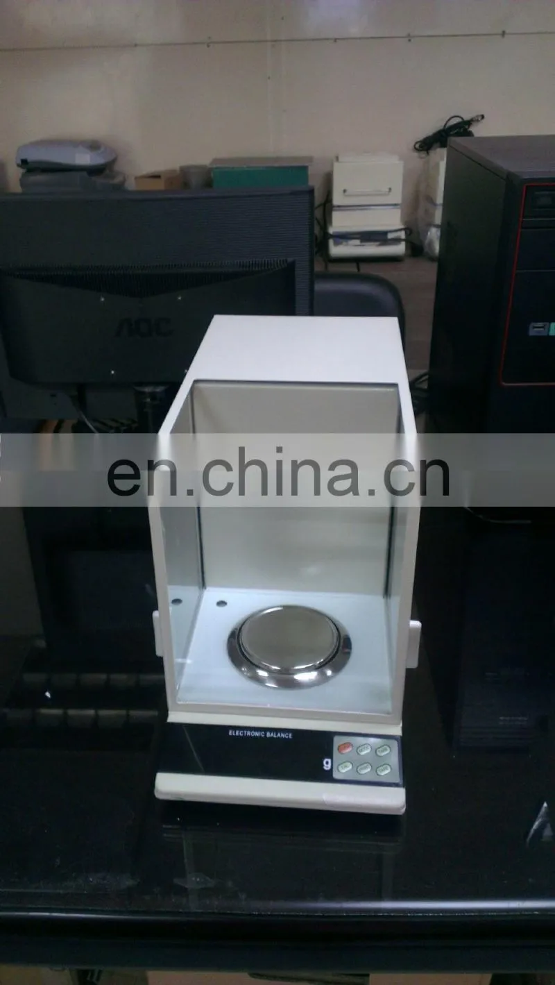 (ESJ-200-4) new lab balances 0.01mg/0.1mg gold weighing scales 0.00001g /0.0001g