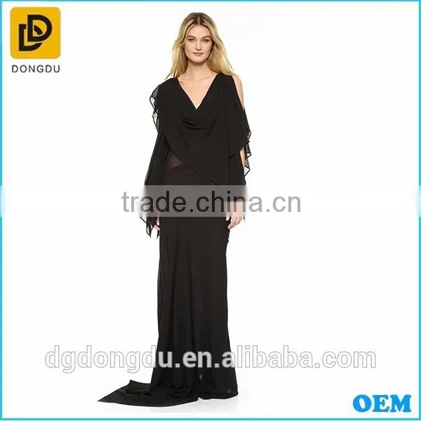 Hottest fashion style elegant women casual summer ladies black sleeveless dress