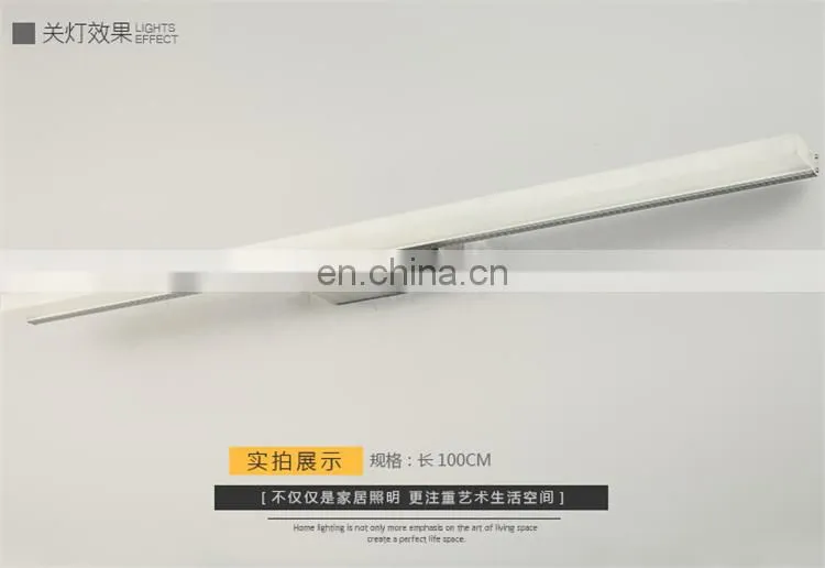 Hot sale modern minimalist LED mirror vanity light for bathroom hotel