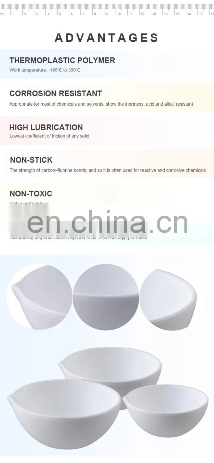 AKMLAB Laboratory PTFE Evaporating Dish