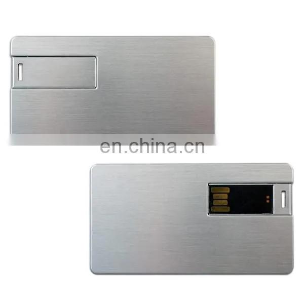 OEM Manufacturers Wholesale Metal Usb Business Card Metal Card Usb Cheap Metal Business Card Usb