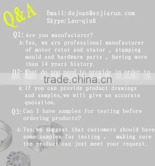 high speed motor stator and rotor progressive stamping die