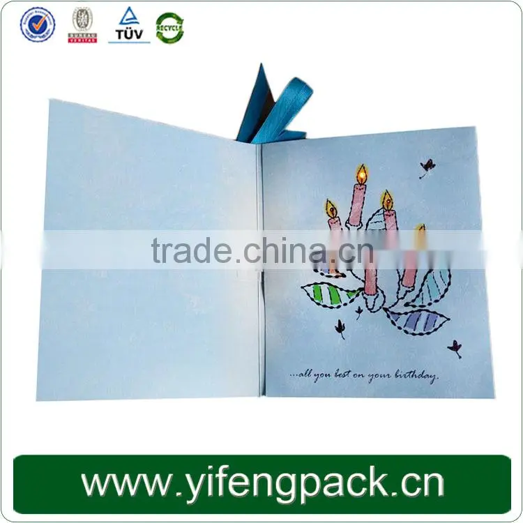 Guangzhou Yifeng printing music card, wholesale fancy birthday card