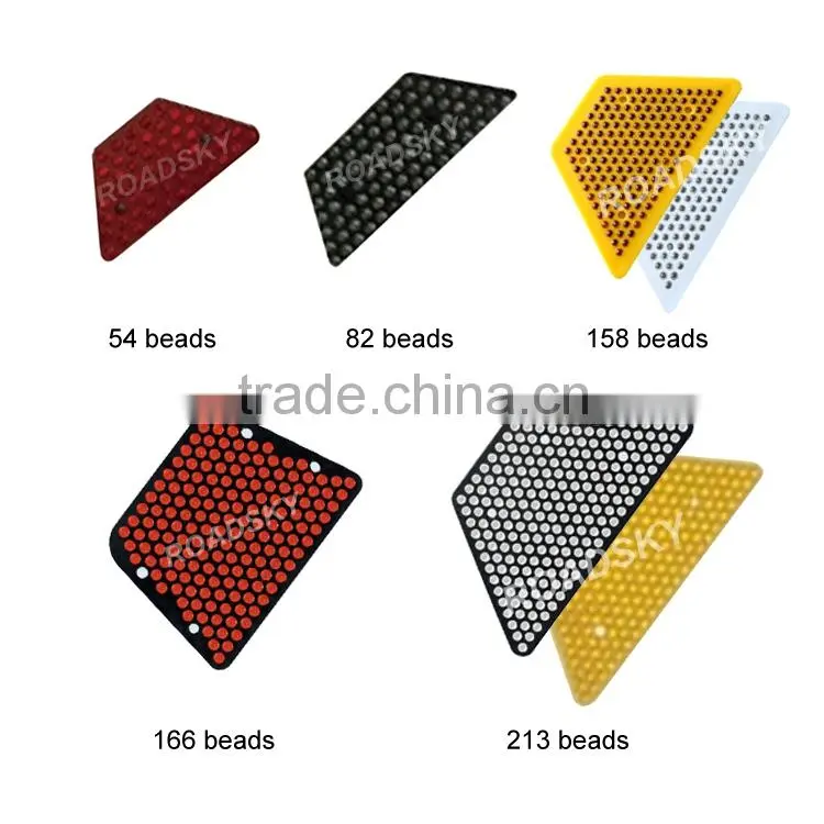 Highway Trapezoidal Prismatic Plastic Bead Reflectors