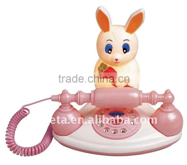 Gold fine horse telephone