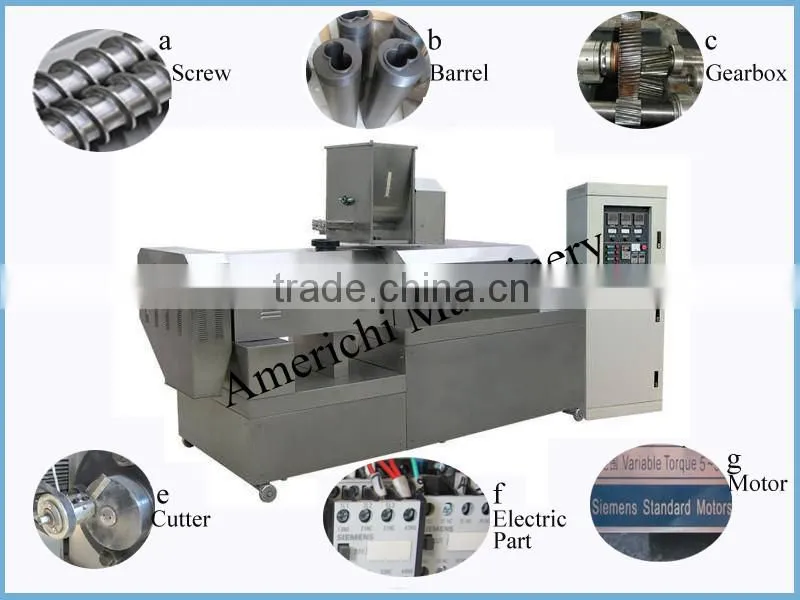 Textured soya meat making machine/tvp/tsp food making machine