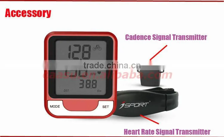 Heart Rate Monitor 5.3k Frequency Wireless Transmition Cycling Computer Bicycle Bike Computer