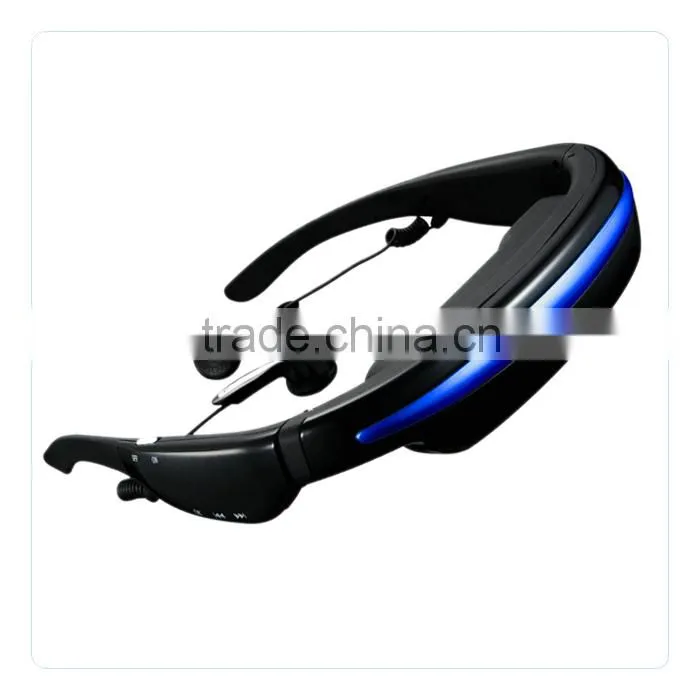 New Arrival Portable 52 inch 4GB hd 3D video glasses VG280