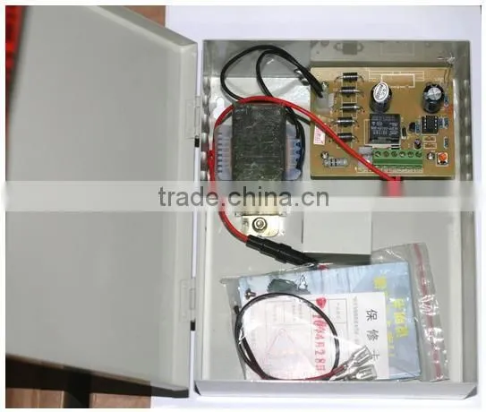 HSY-K100 Top supplier security 12V 3A power adapter power supply control for magnetic lock