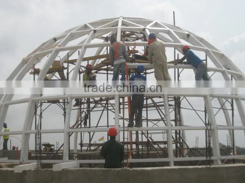 Pre engineered light steel structure conference hall design