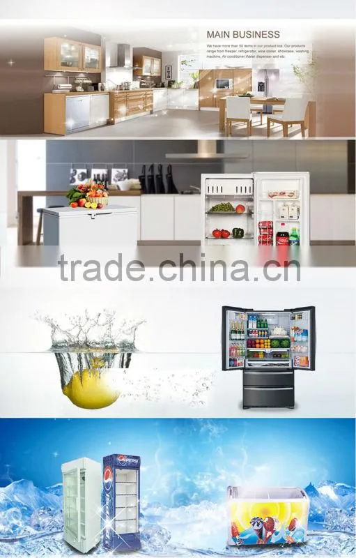Hotel use portable single glass door counter top mini drink Visi cooler