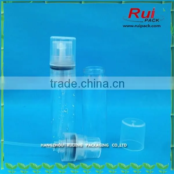 Perfume bottle 8ml, PET perfume container with sprayer, snap on type perfume sprayer