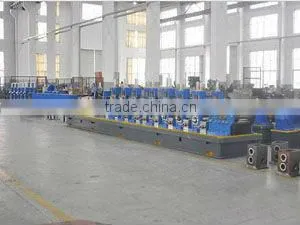high frequency welded pipe mill line