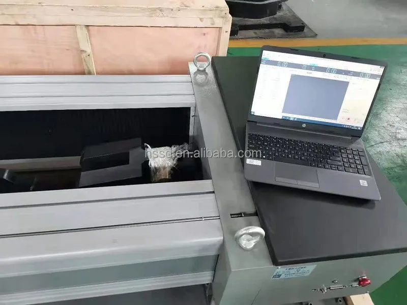 Computer Controlled Electronic Horizontal 50kN Nylon Conveyor Belt Tensile Testing Machine