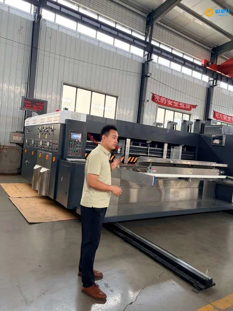 Automatic cardboard printing slotting die cutting machine