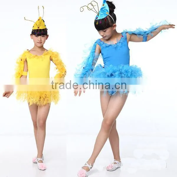 Girls cartoon small bee stage performance costumes