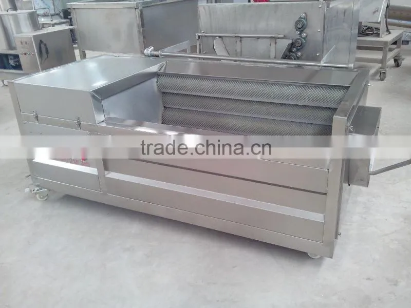 high efficiency stainless steel potatoes/carrots washing machine and peeling machine