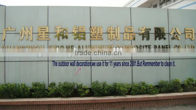 ACP sign boards for road/coffee shop sign board size 1220*2440mm