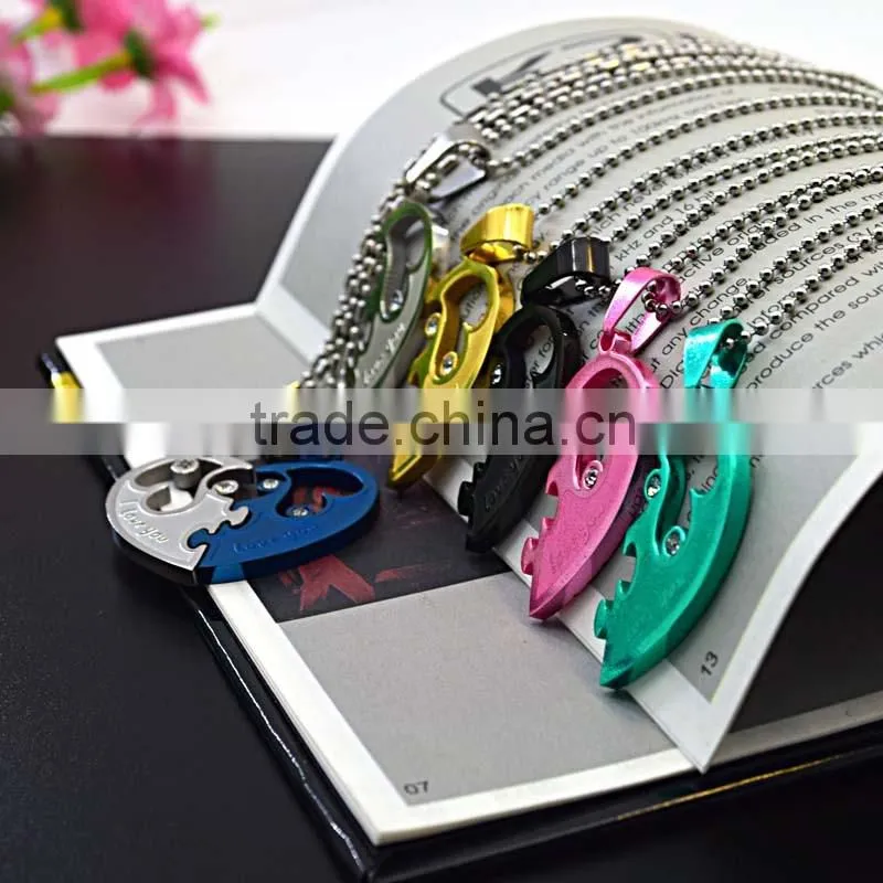 Wholesale Alibaba Charms Broken Heart Pendant Baby Accessories