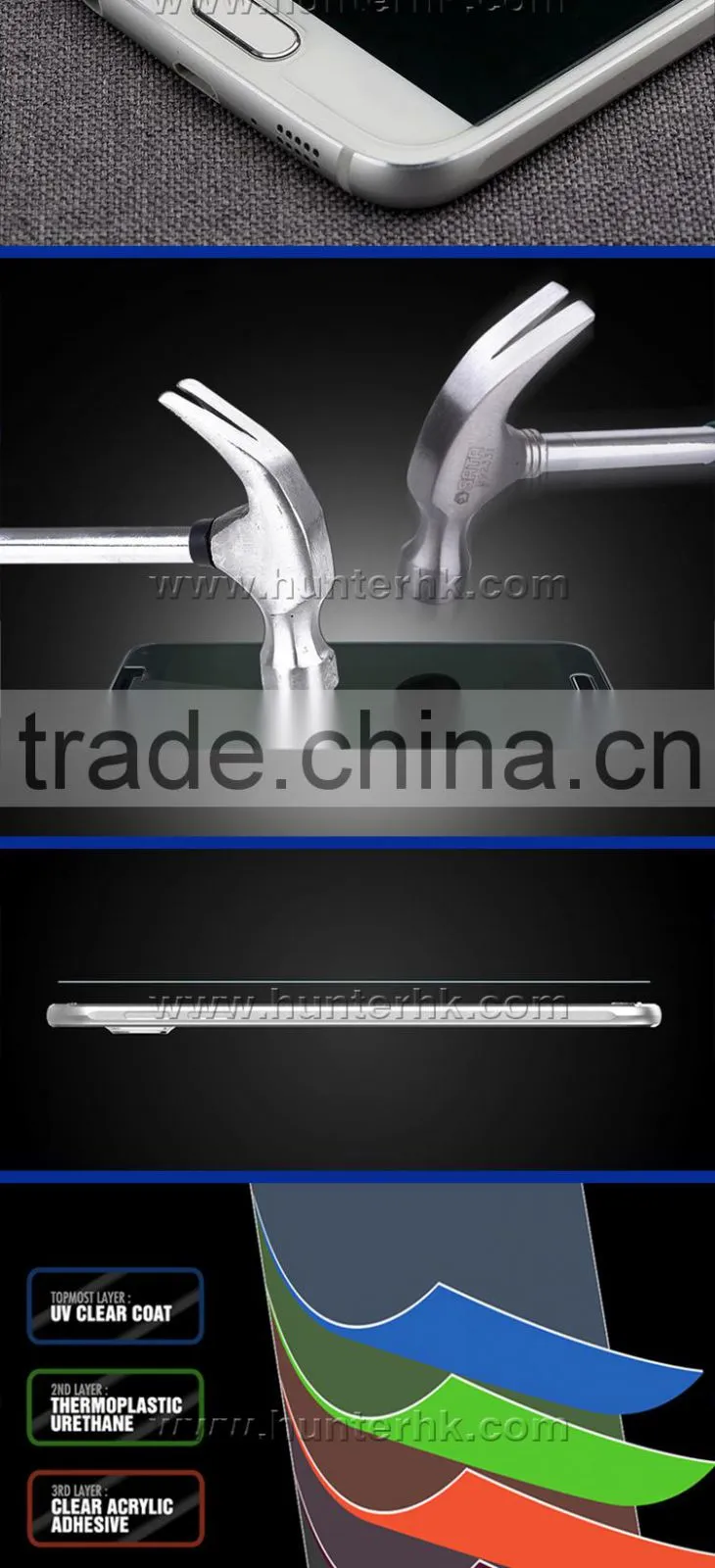 Good Quality Tempered Glass Screen Protector For Samsung S6
